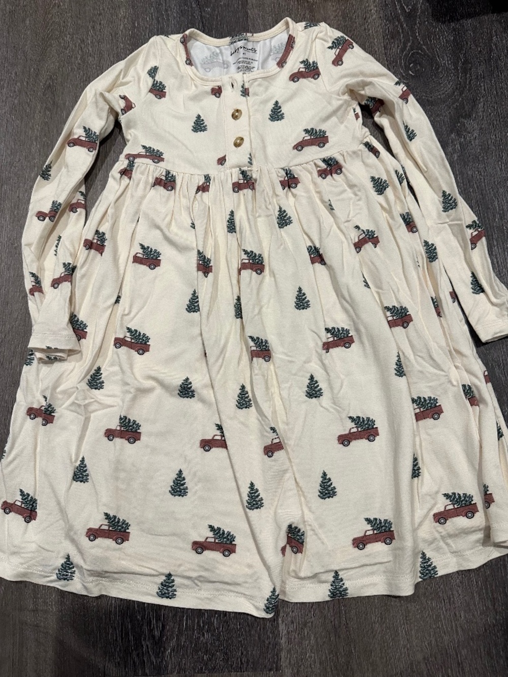 Baby Sprouts 4 Christmas Bamboo dress